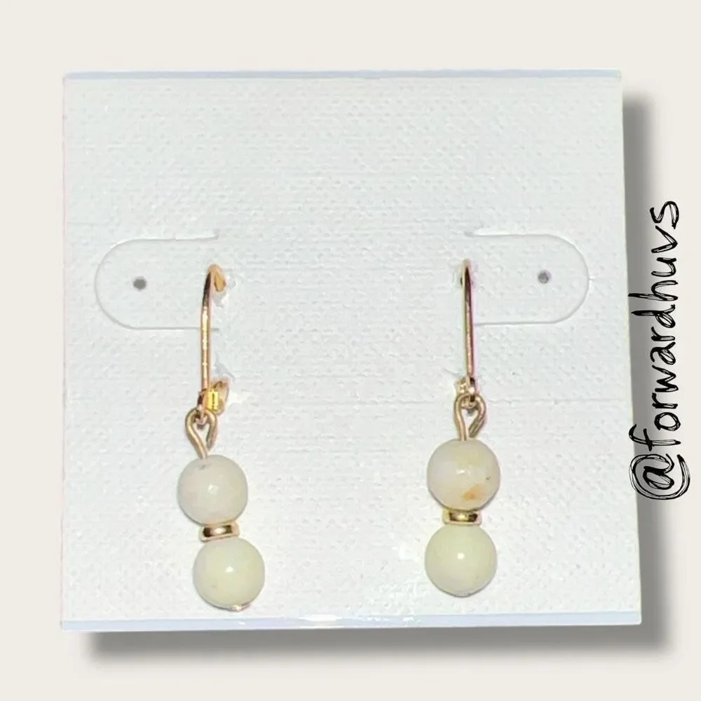 Bundle Sale 3 for $15 | Starry Night Earrings with Gold Tone Latch Back – 1.25”
